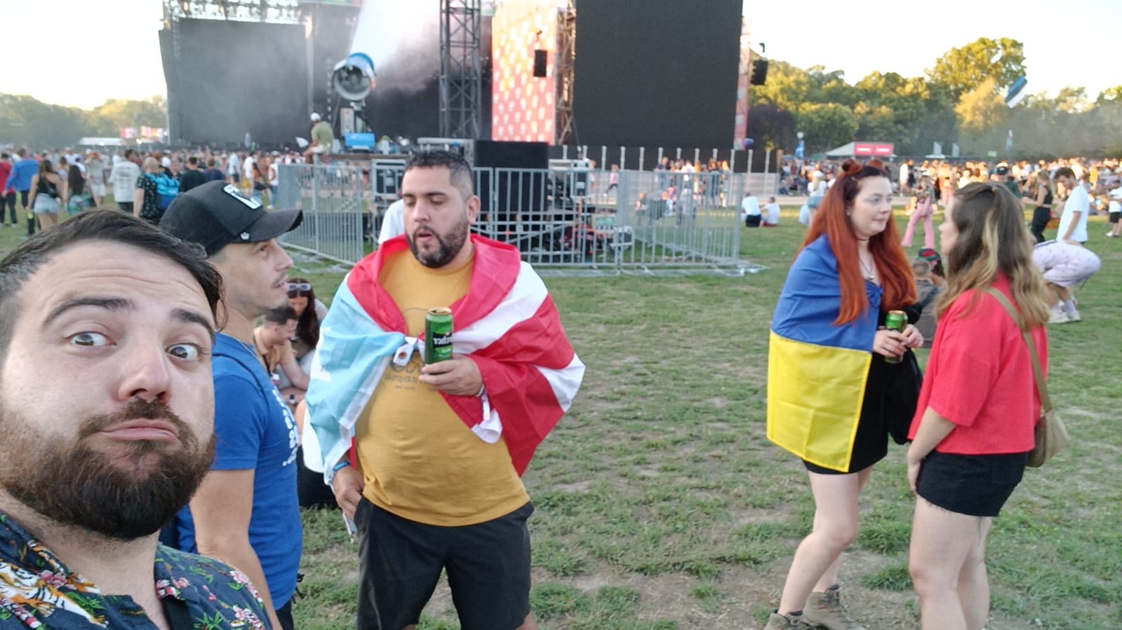 Festival scene at Sziget during daytime