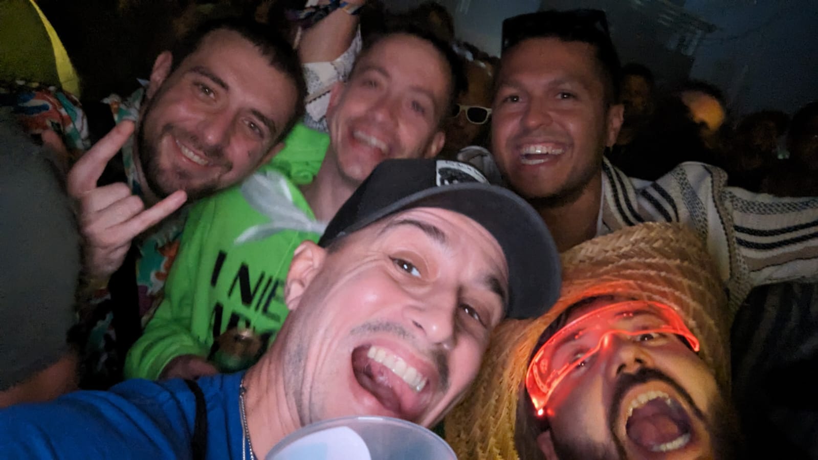 Festival crowd enjoying live music at Sziget 2023