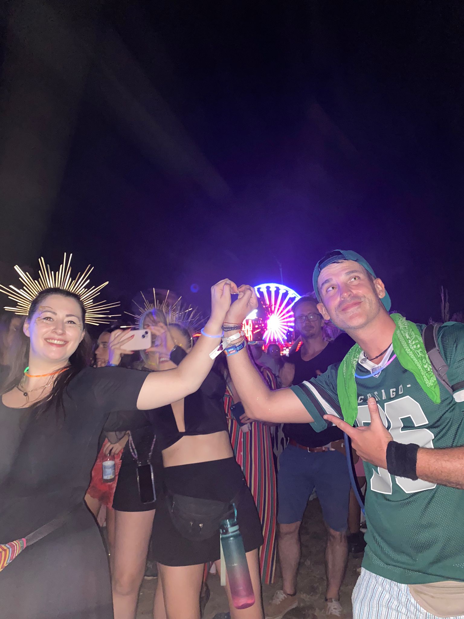 Night crowd at Sziget Festival